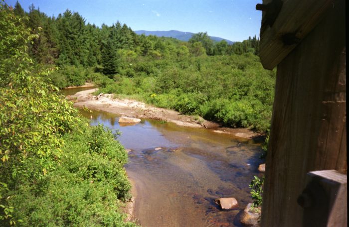 The Cold River from a bridge