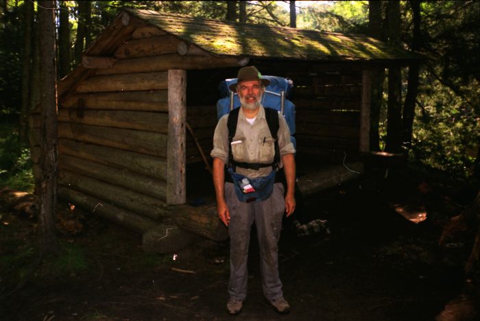 At Ouluska Pass Leanto; photo by a NPT through-hiker who had also stopped here for a snack.