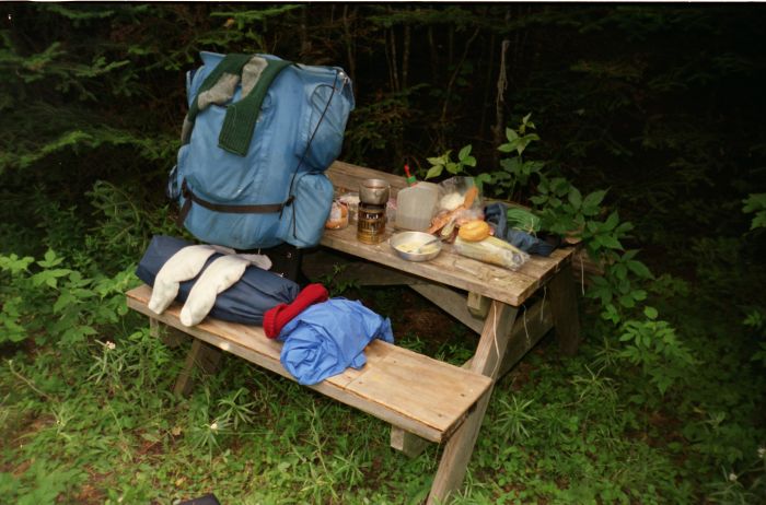 Lunch along the horse trail just east/south of Callahan Brook. Lunch was 12:15 to 1:00 PM.
