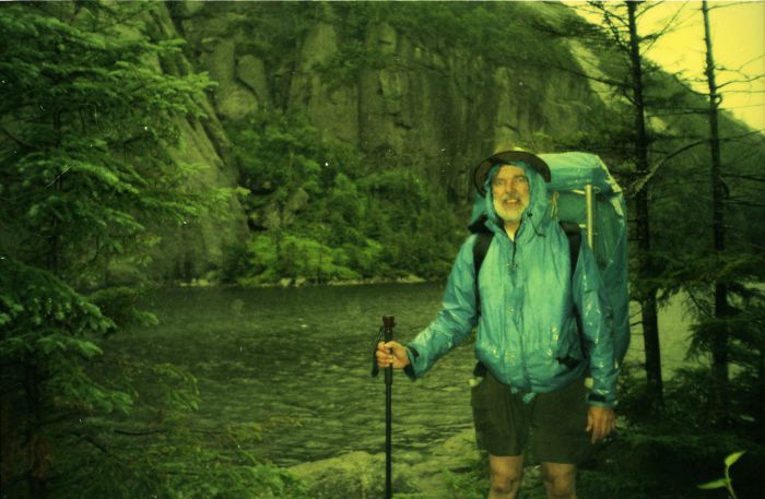 Shortly after 4:00 PM I was nearing the north end of Avalanche Lake when I asked a young woman to take this photo.