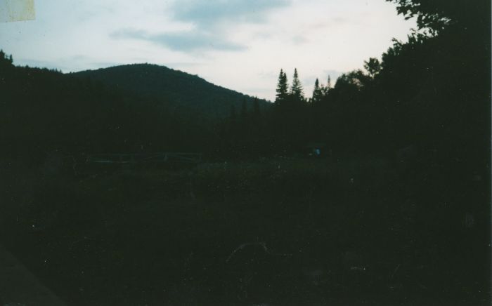 Looking west from Duck Hole #2 leanto