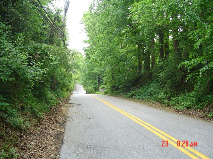 Just a short trek east on Boyce Avenue, from Charles Street to Charles Street Avenue (intersecting at the bottom of this small hill)... ET 50 minutes