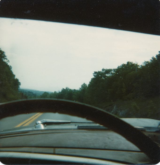 On Route 7, headed south from Burlington... back to camp!