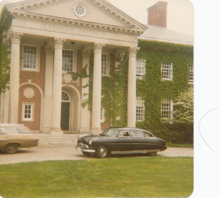 Phillips Exeter Academy, Exeter NH. After my interview I drove straight home to Towson, encountering heavy rain near Scranton PA and arriving home about 2:00 AM June 2. This trip was over!