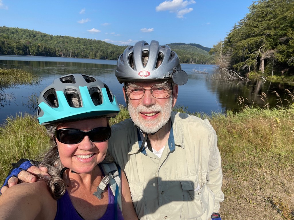 Andrea's selfie at the culvert