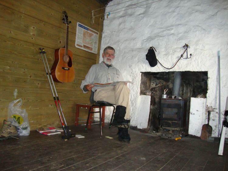 It was a great rest day at Corrour! 10:00 AM, July 4. Several parties stopped in during the day, for a brief rest or lunch.