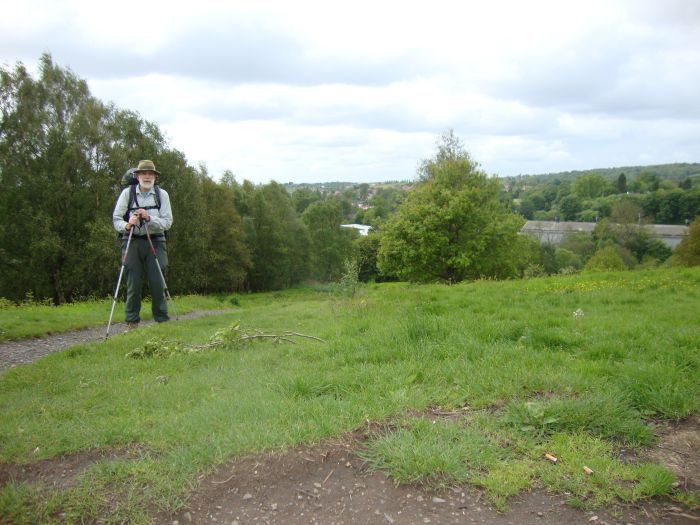 Half an hour later, I was rising out of Milngavie. This looks back toward it.