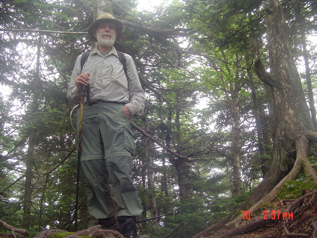 Leaving the leanto at 1:00 PM, a fifteen minute walk west brought the cairn for the Seymour herd path... which took me to the summit at 2:52 PM. July 10, 2008