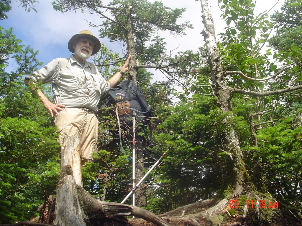 I arrived at this summit of Mount Emmons at 11:17 AM, July 29, 2008