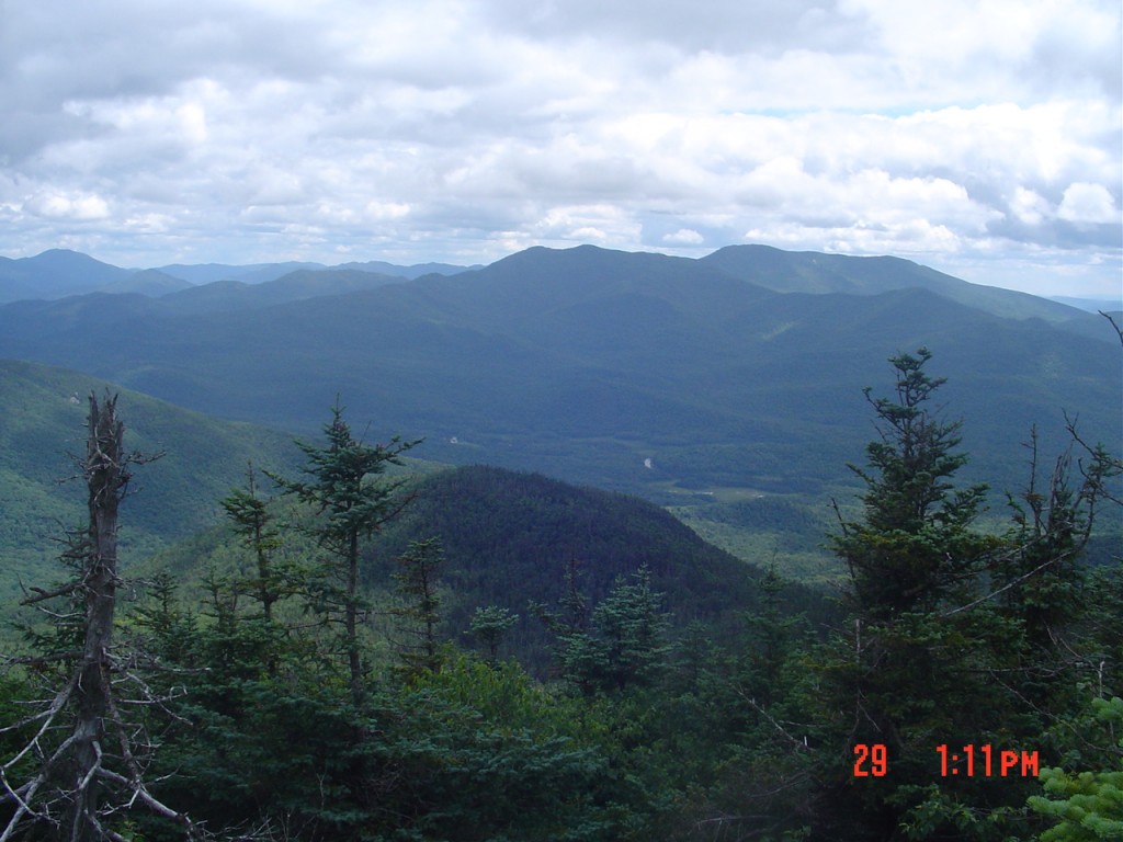 Southeast (120 degrees) from the Donaldson summit; is that the Cold River?