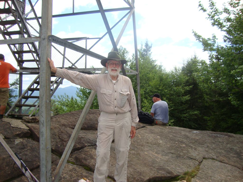 Goodnow Mountain
On July 12 I left camp about 10:30, left the trail register at 10:55, and arrived at the summit at 12:20 PM. I started down about 12:45 and reached the register at 2:15. It had been a pleasant day's walk! 