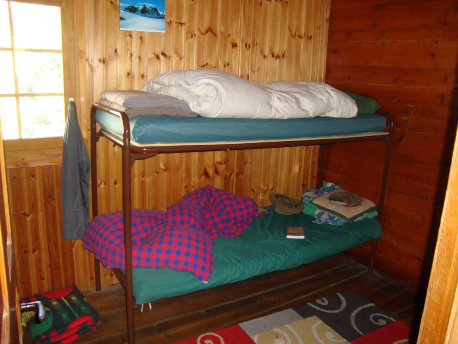 La Sage's main street greeted me about 2:30 PM, and within 10 minutes I'd landed in this comfortable room at L'Ecureuil "Gite Alpin."